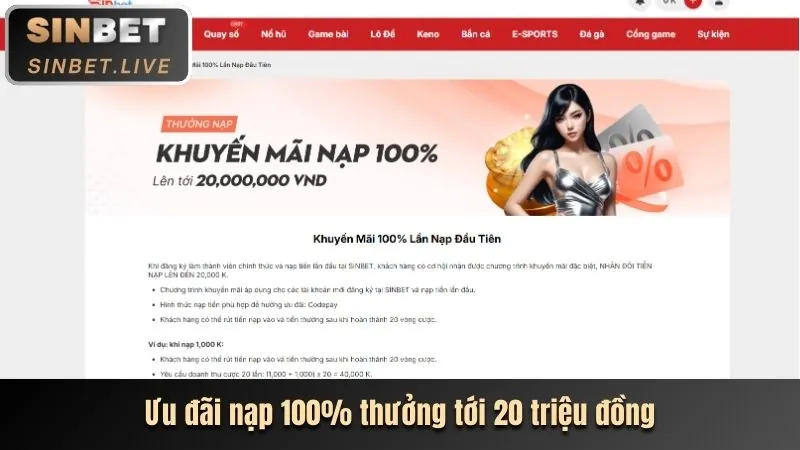 Ưu đãi chào mừng banca90